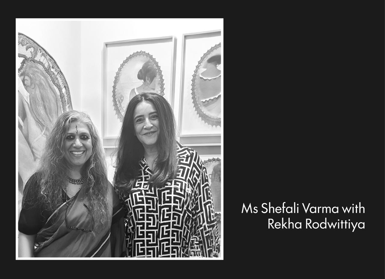 Ms Shefali Varma with Rekha Rodwittiya